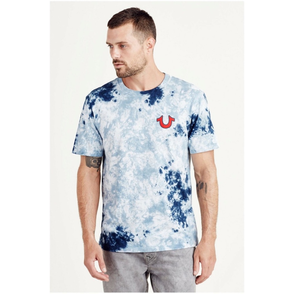 True Religion Tie Die Buddha Tee